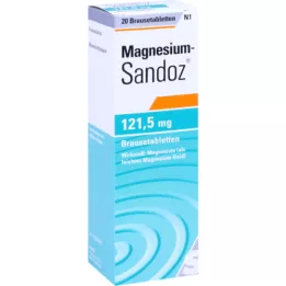 Hořčík Sandoz 121,5 mg šumivých tablet, 20 ks