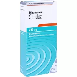 MAGNESIUM SANDOZ 243 mg šumivé tablety, 40 ks
