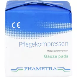 PFLEGEKOMPRESSEN Fleece 10x10 cm nesterilní 4-vrstvý, 100 ks