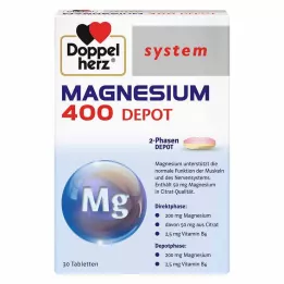 DOPPELHERZ Tablety systému Magnesium 400 Depot, 30 ks