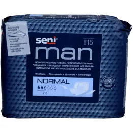SENI Mužská inkontinenční vložka normální, 15 kusů