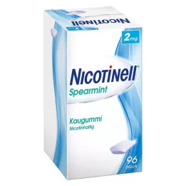 NICOTINELL Mátová žvýkačka 2 mg, 96 ks