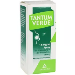 TANTUM VERDE 1,5 mg/ml sprej z.i.d.mundhöhle, 30 ml