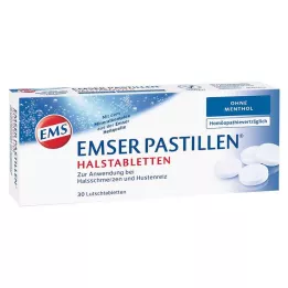 EMSER Pastilky bez mentolu, 30 ks