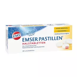EMSER Pastilky bez mentolu bez cukru, 30 ks