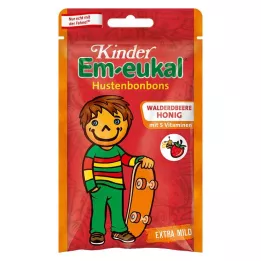 EM-EUKAL Kinder Bonbons Divoká jahoda-med zh., 75 g