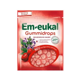 EM-EUKAL Wild Cherry-Sage Gummies s obsahem cukru, 90 g