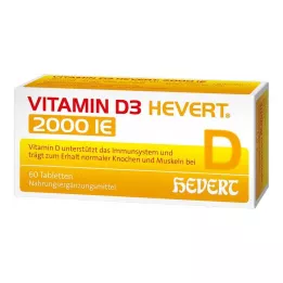 VITAMIN D3 HEVERT 2 000 IU tablety, 60 ks