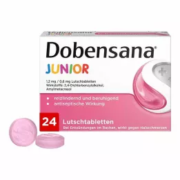 DOBENSANA Junior 1,2 mg/0,6 mg pastilky, 24 ks