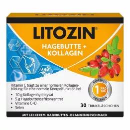 LITOZIN Láhev na pití šípky+kolagen, 30X25 ml