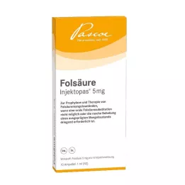 FOLSÄURE INJEKTOPAS 5 mg injekční roztok, 10 ks