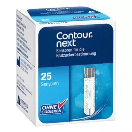 CONTOUR Další testovací proužky senzorů, 1X25 ks