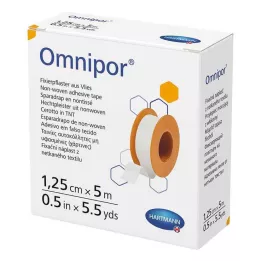 OMNIPOR Fixování sádry vlies 1,25 cmx5 m, 1 ks