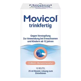 MOVICOL připravený k pití 25 ml sáčkový roztok pro perorální podání, 10 ks
