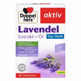 DOPPELHERZ Levandulový extrakt+olejové tablety, 30 ks