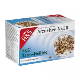 H&amp;S střevní léčivý čajový filtrační sáček, 20X2,0 g