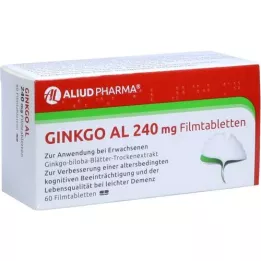 GINKGO AL 240 mg filmových tablet, 60 ks