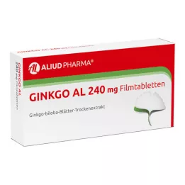 GINKGO AL 240 mg potahované tablety, 60 ks