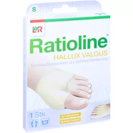 Ratioline HALUX VALGUS Tlaková podložka S (velikost boty 36-38), 1 ks
