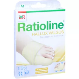 Ratioline Hallux Valgus Bandage M (nohy 21,5 - 23 cm), 1 ks