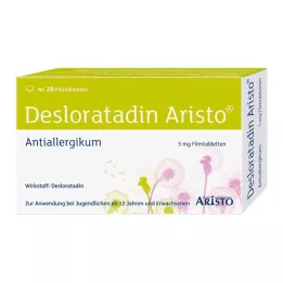 DESLORATADIN Aristo 5 mg potahované tablety, 20 ks