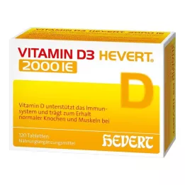 VITAMIN D3 HEVERT 2 000 IU tablety, 120 ks