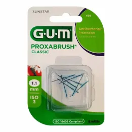 GUM Proxabrush Classic náhradní kartáčky 1,1 mm, 8 kusů