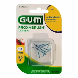 GUM Proxabrush Classic náhradní kartáčky 1,3 mm, 8 kusů