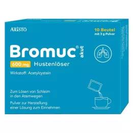 BROMUC akutní 600 mg pilulka na vykašlávání kašle k perorálnímu podání, 10 ks
