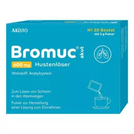 BROMUC akutní 600 mg pilulka na vykašlávání kašle k perorálnímu podání, 20 ks