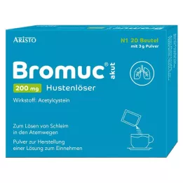 BROMUC akutní 200 mg pilulka na vykašlávání kašle k perorálnímu podání, 20 ks
