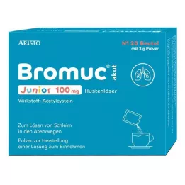 BROMUC akut Junior 100 mg expektorans proti kašli P.H.e.L.z.E., 20 ks