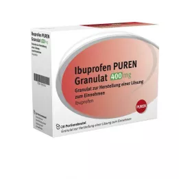 IBUPROFEN PUREN Granule 400 mg pro roztok k perorálnímu podání, 20 ks