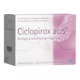 CICLOPIROX acis 80 mg/g účinné látky lak na nehty, 6 g