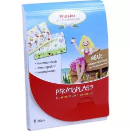 PIRATOPLAST Dívčí sádrový řez 6x10 cm, 6 ks
