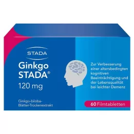 GINKGO STADA 120 mg potahované tablety, 60 ks