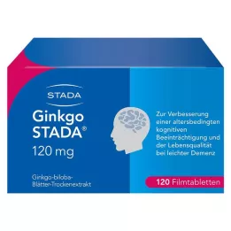 GINKGO STADA 120 mg potahované tablety, 120 ks