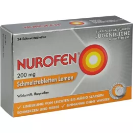 NUROFEN 200 mg tablet tání Lemon, 24 ks