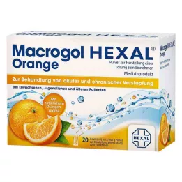 MACROGOL HEXAL Orange Plv.z.Her.e.Lsg.z.Einn.Btl., 20 ks