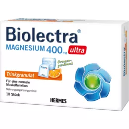 Biolectra Magnoum 400 mg Ultra pitné granule Oranžová, 10 ks