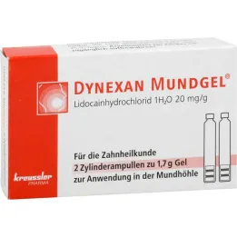 Dynexan ústní gelové ampule, 2x1,7g