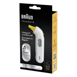 BRAUN THERMOSCAN 3 infračervené ušní teploměry, 1 ks