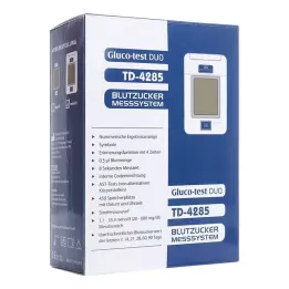 GLUCO TEST DUO Blood Glukose Meter Starter Set mmol / l, 1 ks