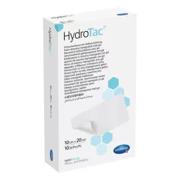 HYDROTAC Pěnový obvaz 10x20 cm sterilní, 10 ks