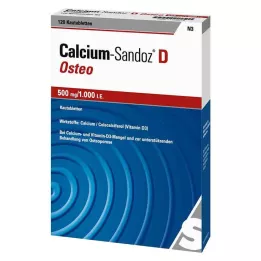 CALCIUM SANDOZ D Osteo 500 mg/1 000 IU žvýkací tablety, 120 ks
