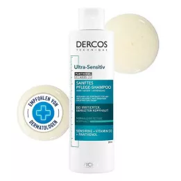 VICHY DERCOS ultrasenzitivní šampon pro mastnou pokožku hlavy, 200 ml