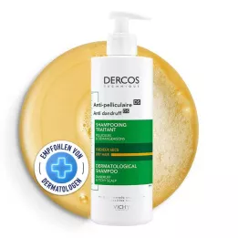 Vichy Dercos Anti-DandRuff Ošetřovatelský šampon pro suché vlasy, 390 ml