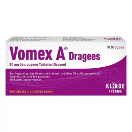 VOMEX A Dražé 50 mg potahované tablety, 10 ks