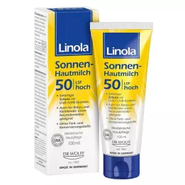 LINOLA Pleťové mléko na opalování LSF 50, 100 ml
