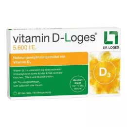 VITAMIN D-LOGES Rodinné balení žvýkacích tablet Weekly Depot 5 600 IU, 60 ks